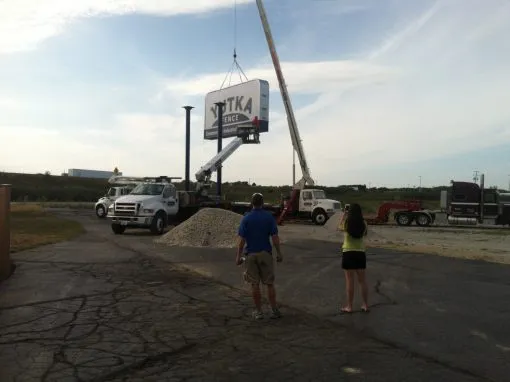 Yutka Fence Company signage
