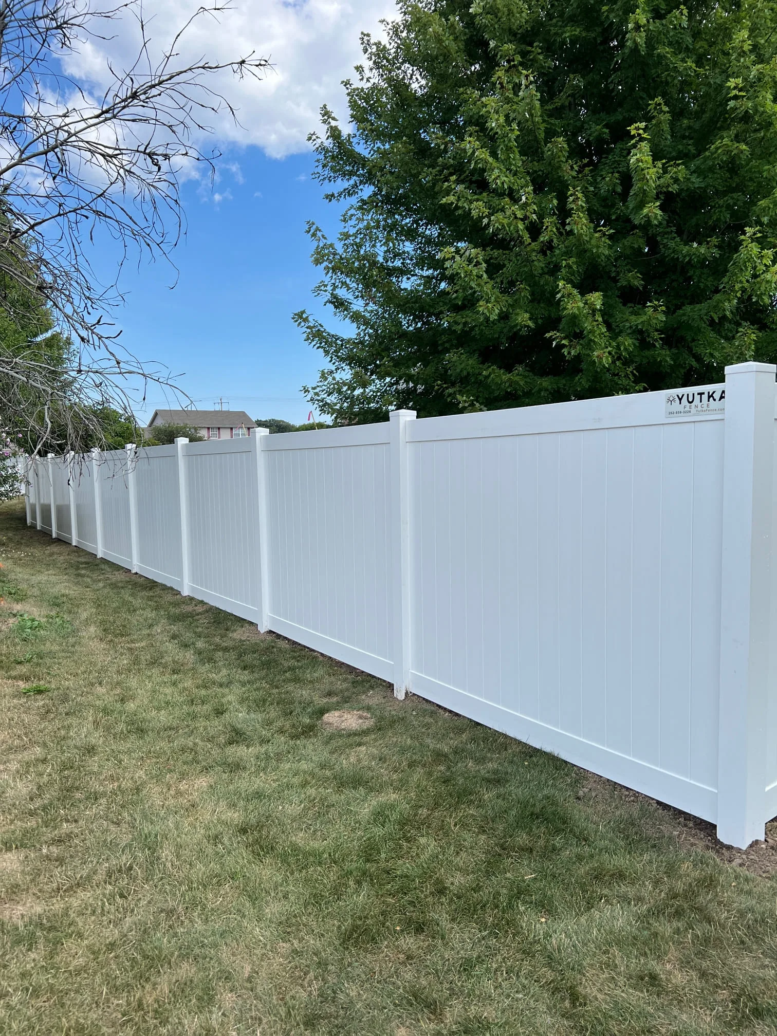 vinyl fence installation in kenosha