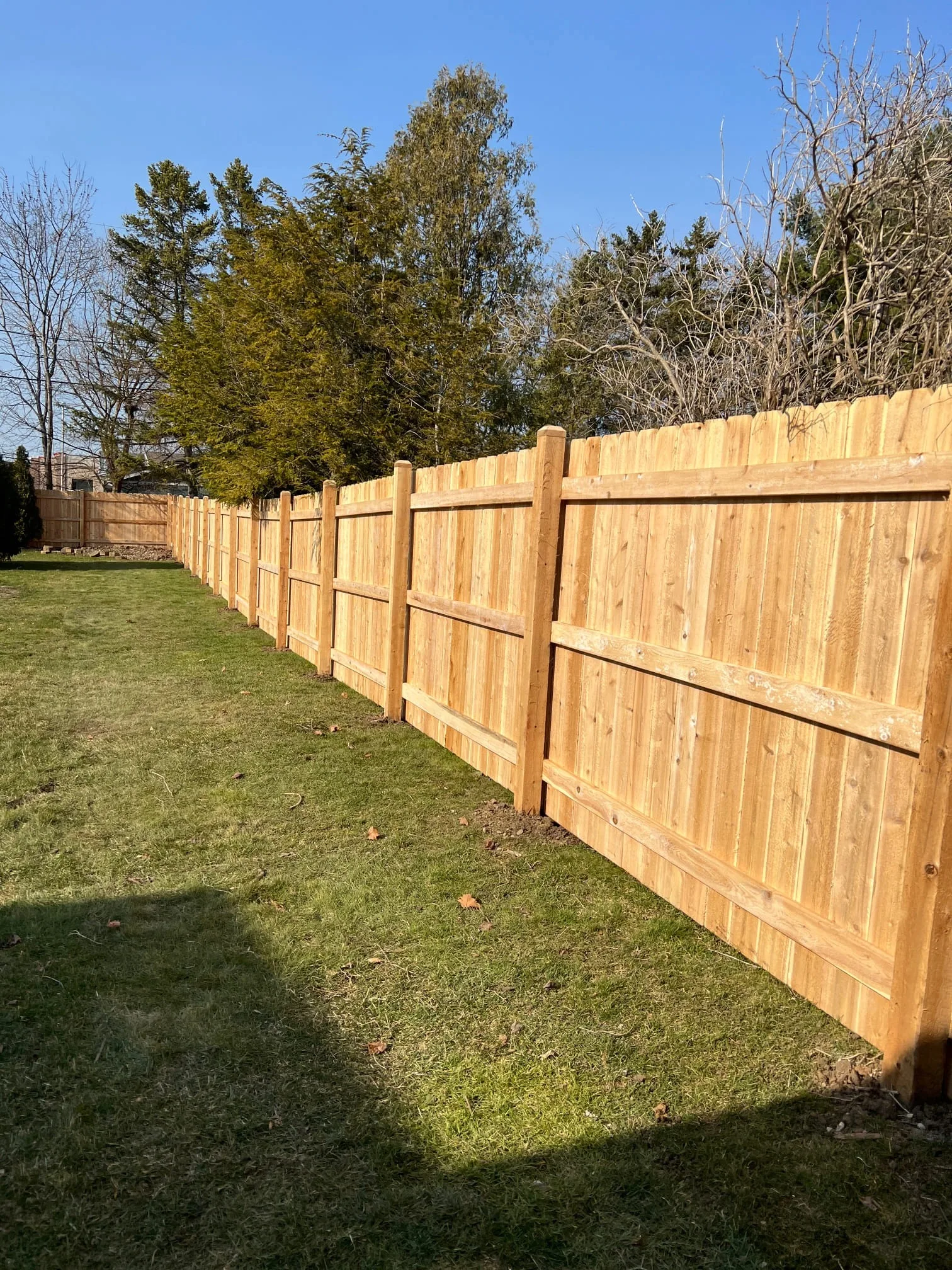 wood fence installation in kenosha