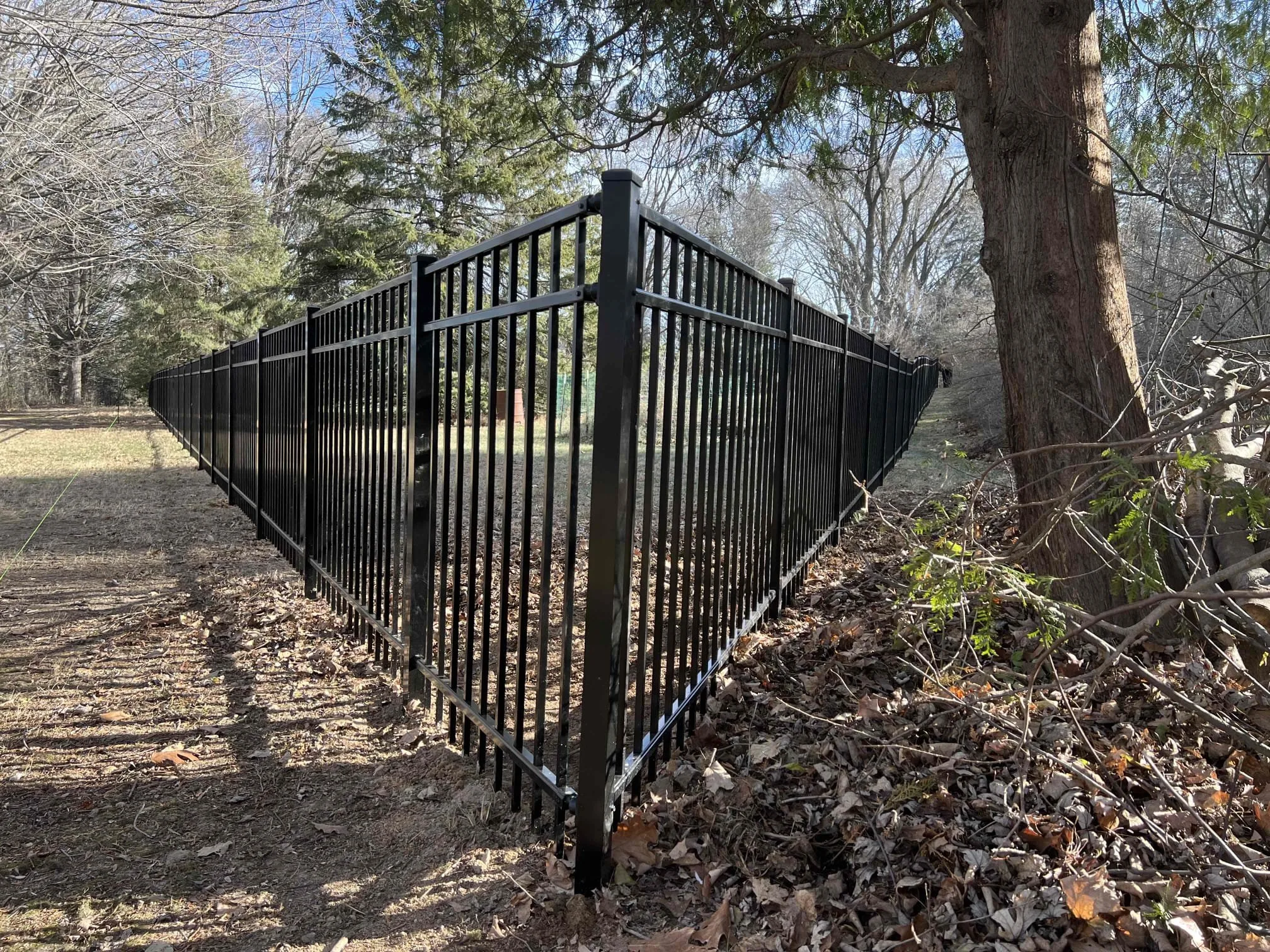 Aluminum Fence Installation in Kenosha, WI