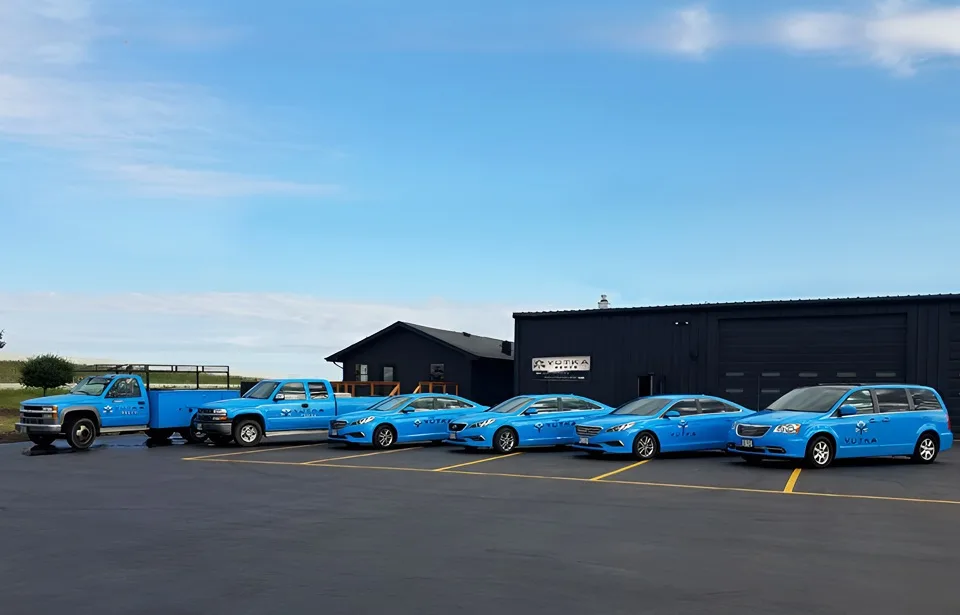 Yutka Fence Company Branded Vehicles